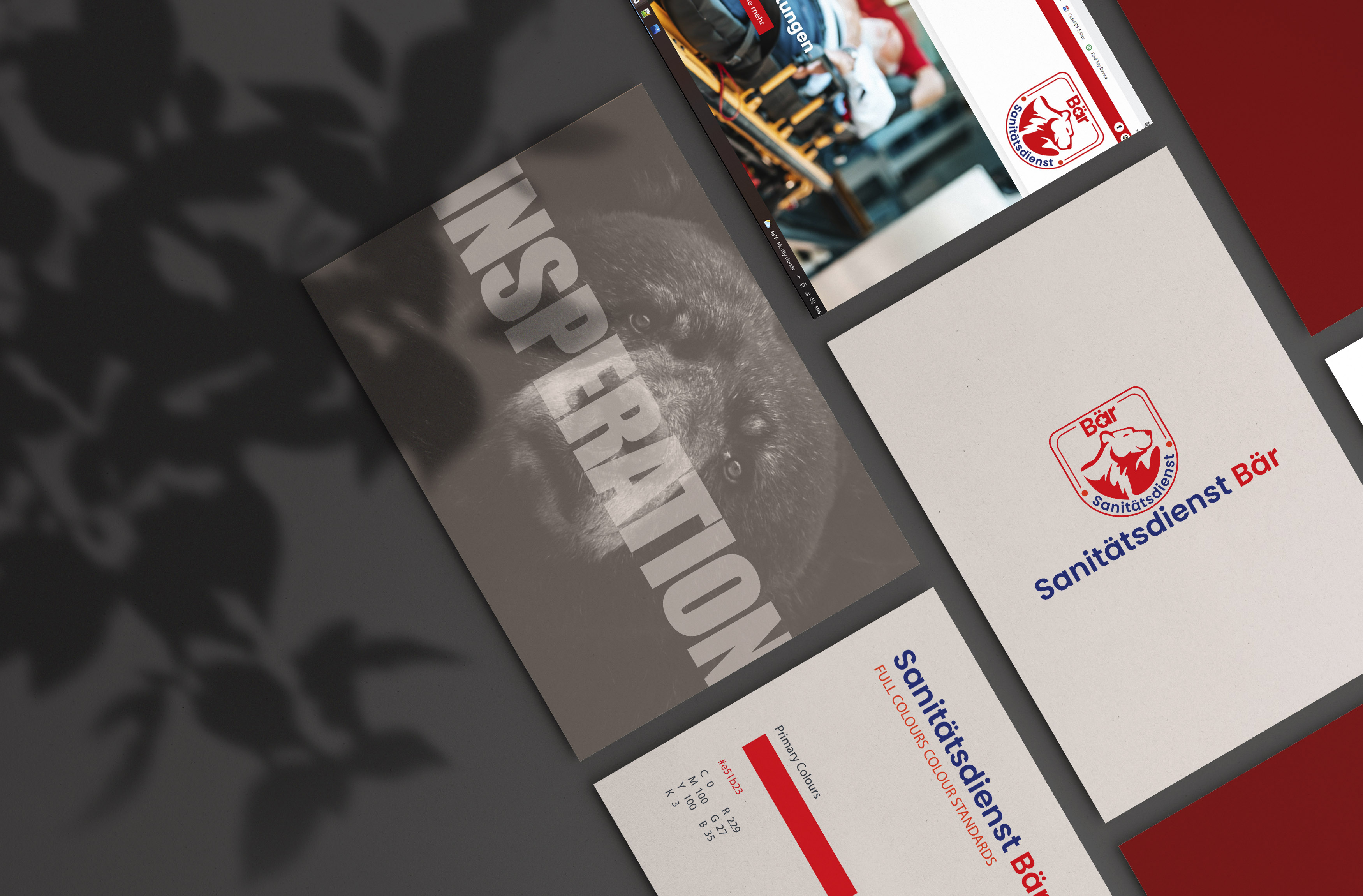 sanitatsdienst bar logo design